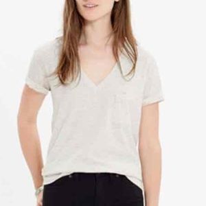 Madewell Speckled V-neck Tshirt